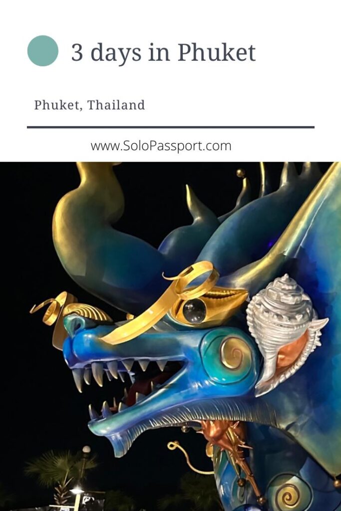 PIN for later reference - 3 days in Phuket