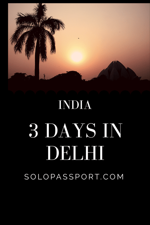 3 days in Delhi