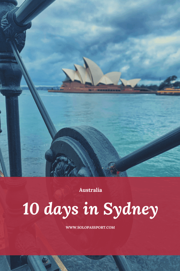 10 days in Sydney