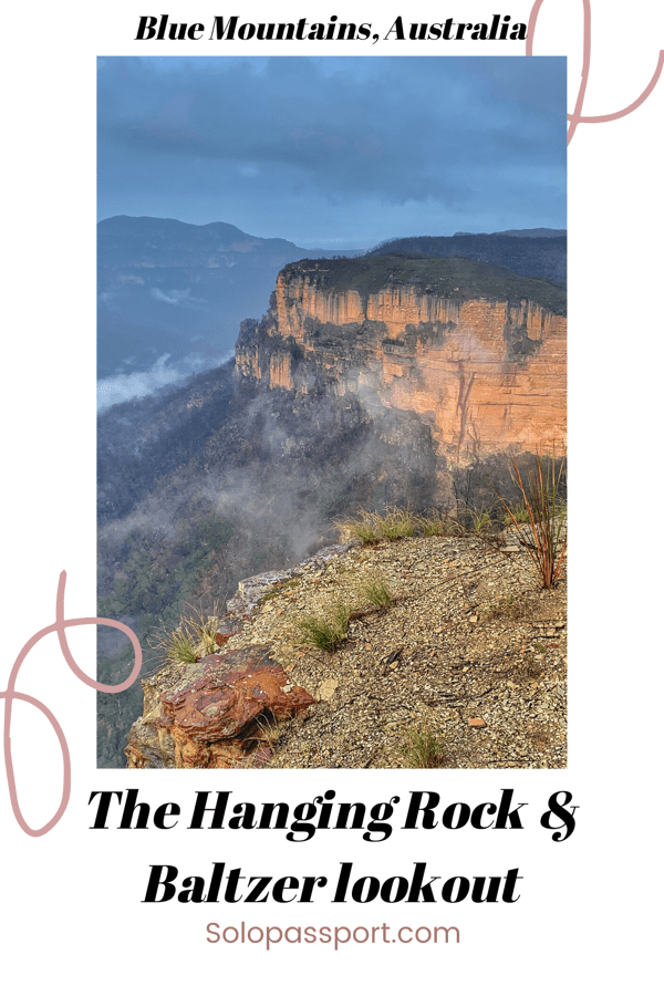 Hanging Rock & Baltzer Lookout (Blue Mountains)