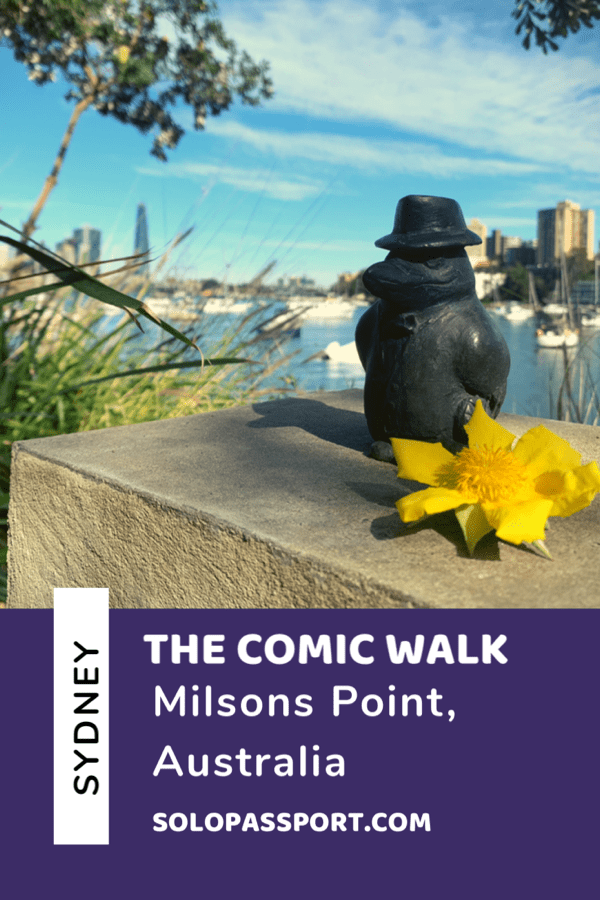 The Comic Walk in Sydney
