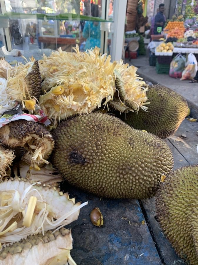 Jackfruits at Malleshwaram market