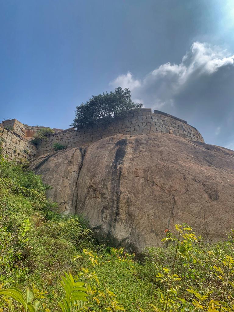 Outer walls of Gudibande fort