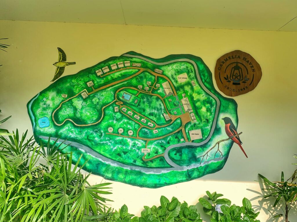 Property map of Carmelia Haven Resort