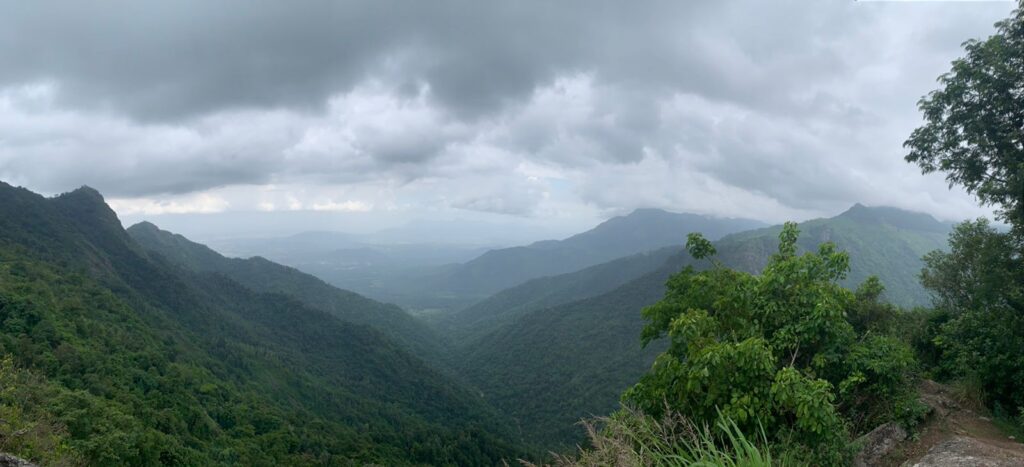 Panoramic view at Kotagiri trek