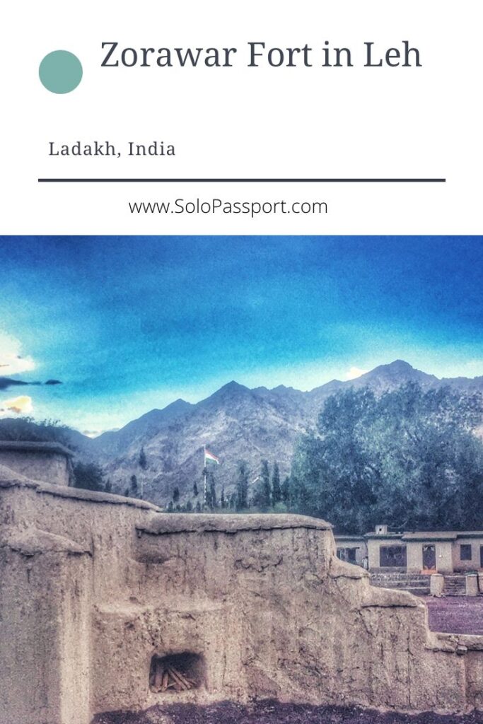 PIN for later reference - Zorawar Fort in Leh