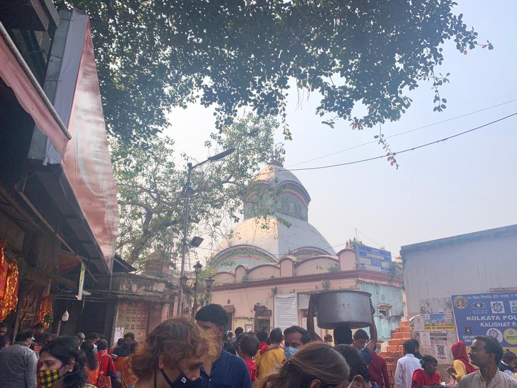 Kalighat temple in Kolkata