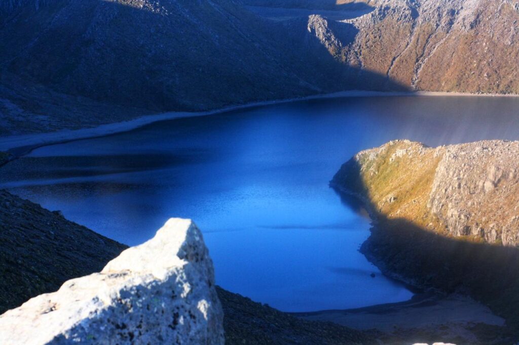 Upper Tama Lake in Tongariro National Park