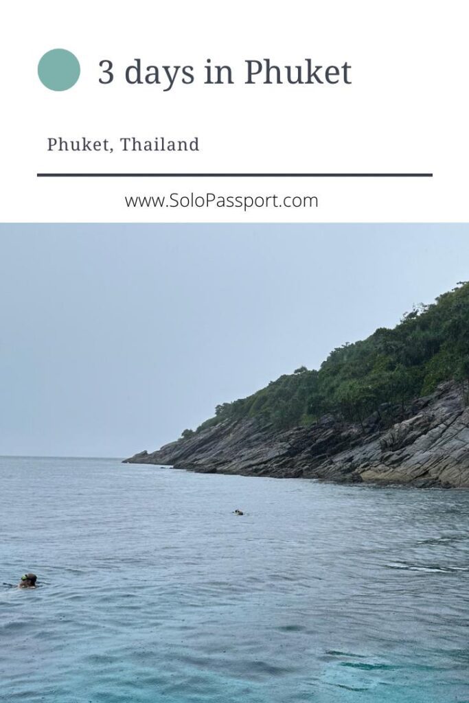 PIN for later reference - 3 days in Phuket