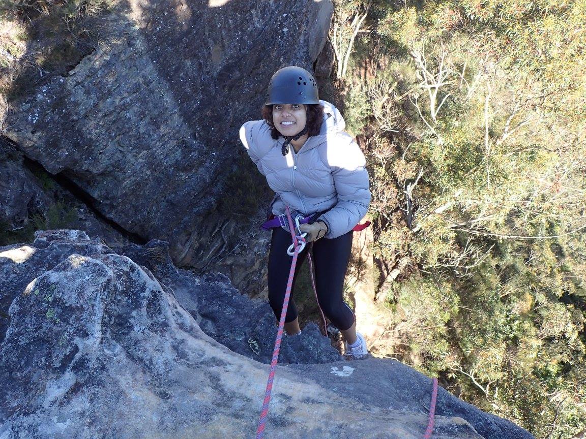 Abseiling in The Blue Mountains