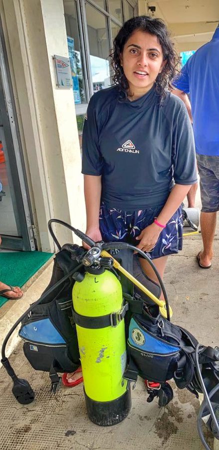 Handling the equipment - PADI certified Open Water Scuba