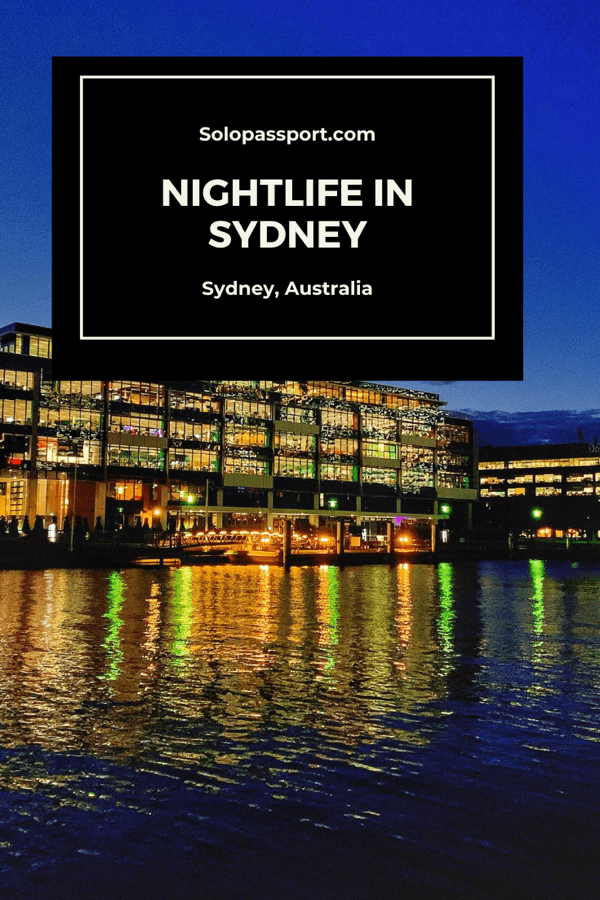 Nightlife in Sydney