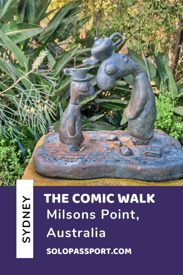 The Comic Walk in Sydney