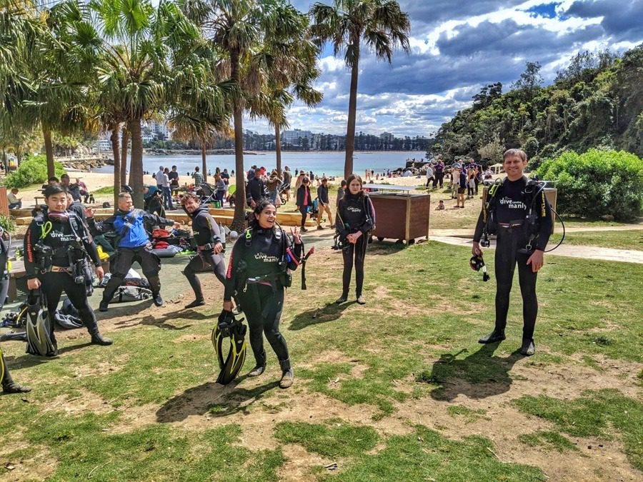 The group at Shelly beach