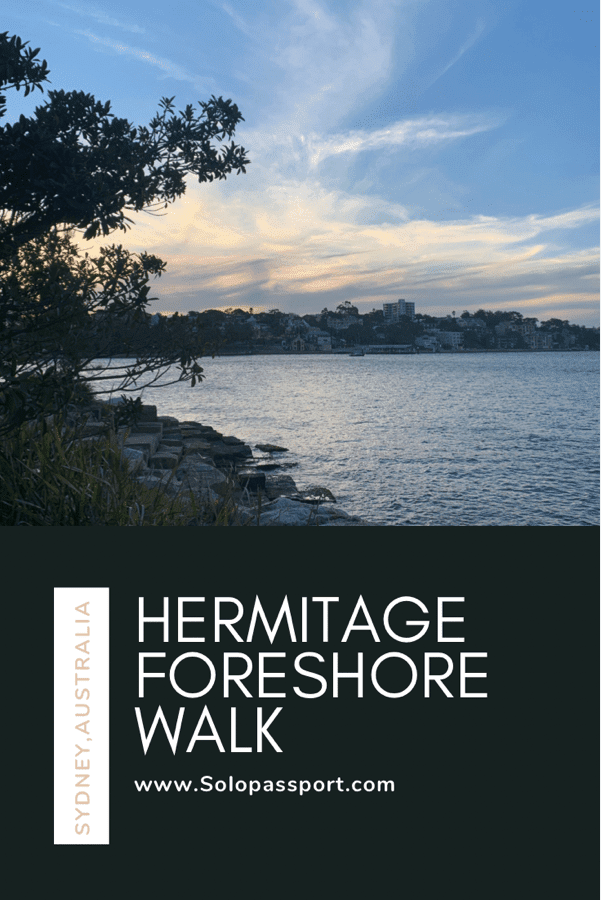 PIN for later reference - Hermitage Foreshore Walk in Sydney