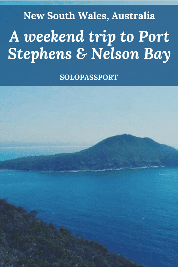 PIN for later reference - A weekend trip to Nelson Bay and Port Stephens