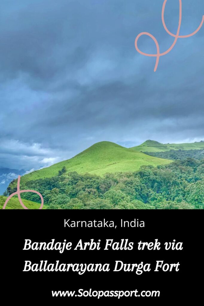 PIN for later reference - Bandaje Arbi Falls trek via Ballalarayana Durga Fort