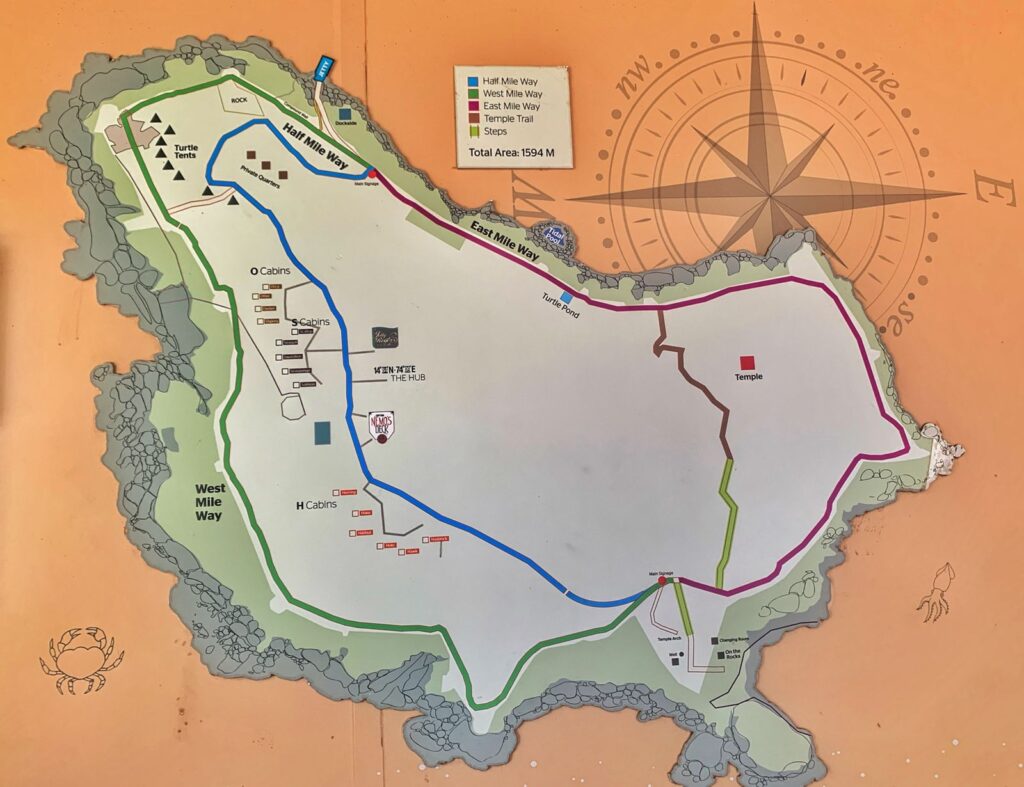 Cintacor Island Resort map