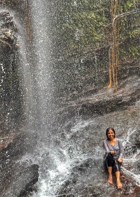 Hidlumane waterfall - Along the way to Kodachadri peak