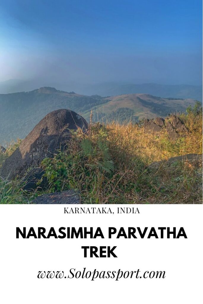 PIN for later reference - Narasimha Parvatha Trek