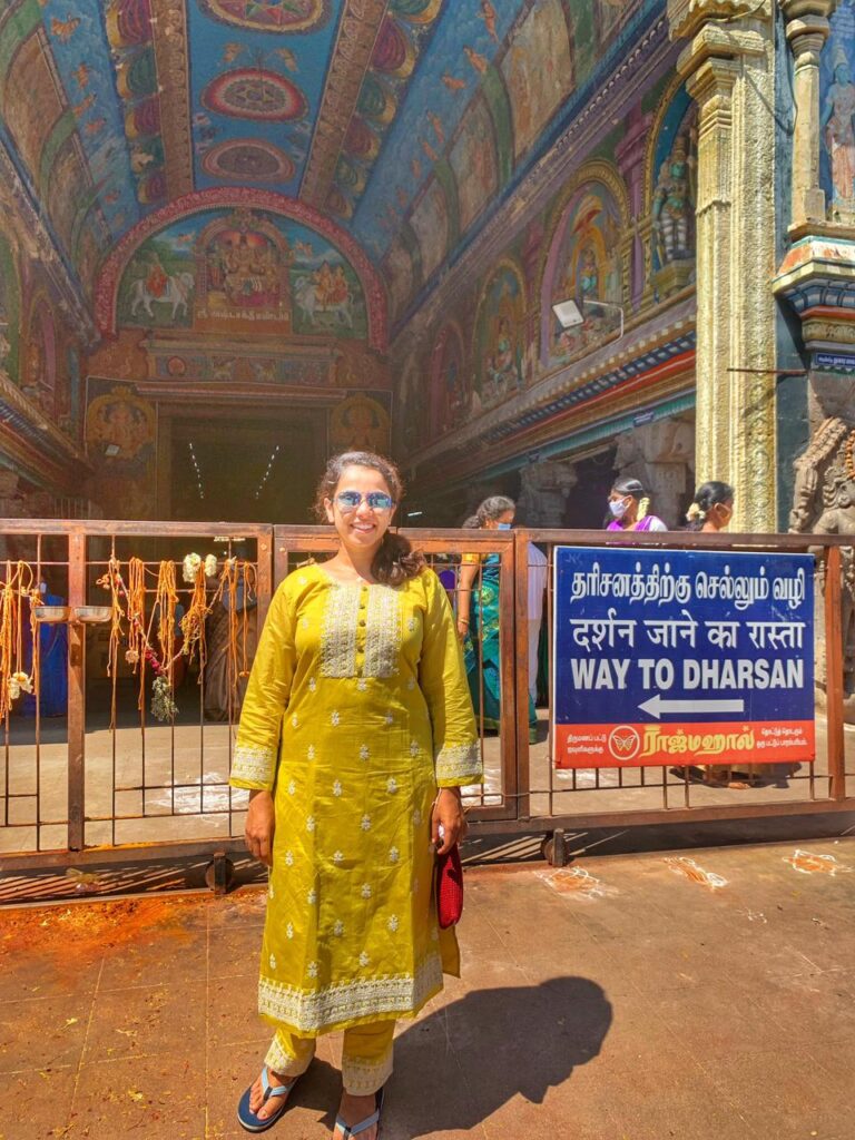 Roof of Madurai Meenakshi Amman Temple