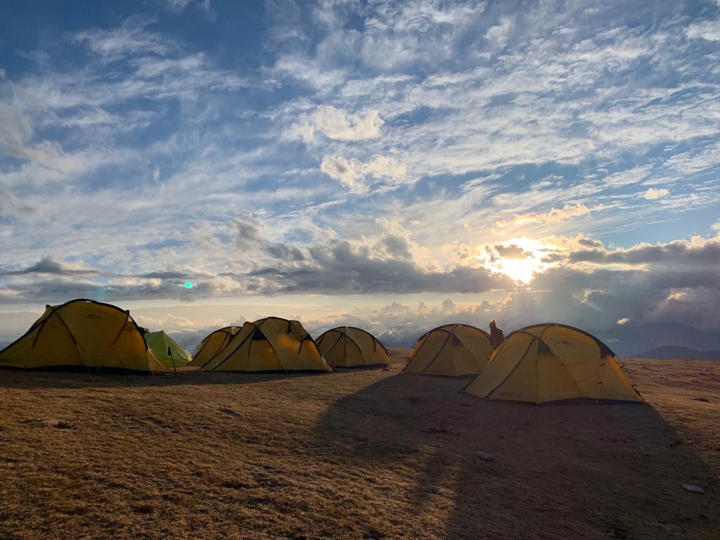 Thilandi campsite - Brahmatal trek