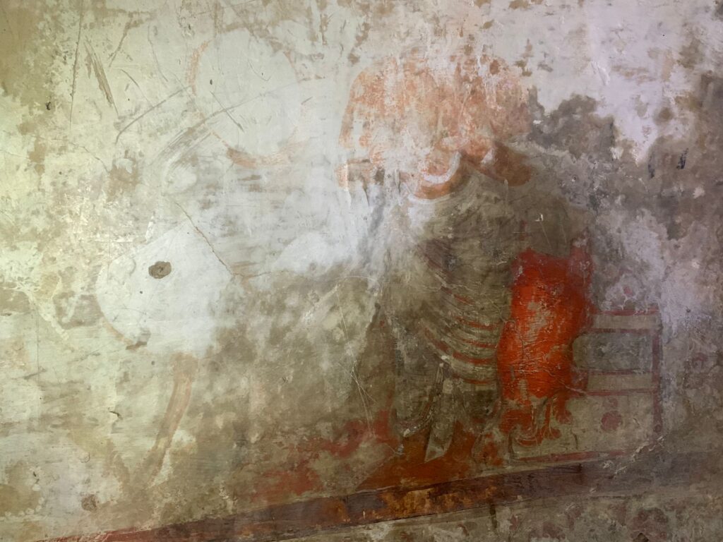 Painting in Chandravalli cave