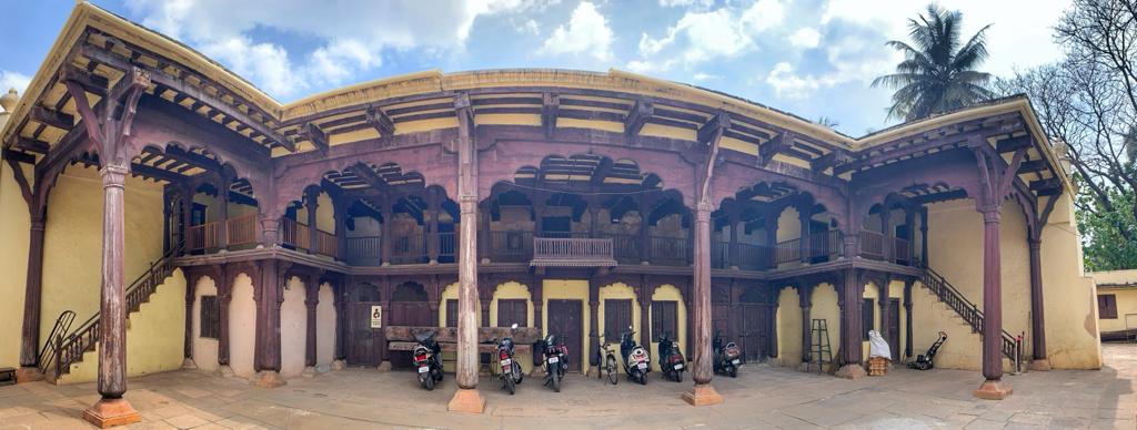 Panoramic view of Tipu Sultan Summer Palace