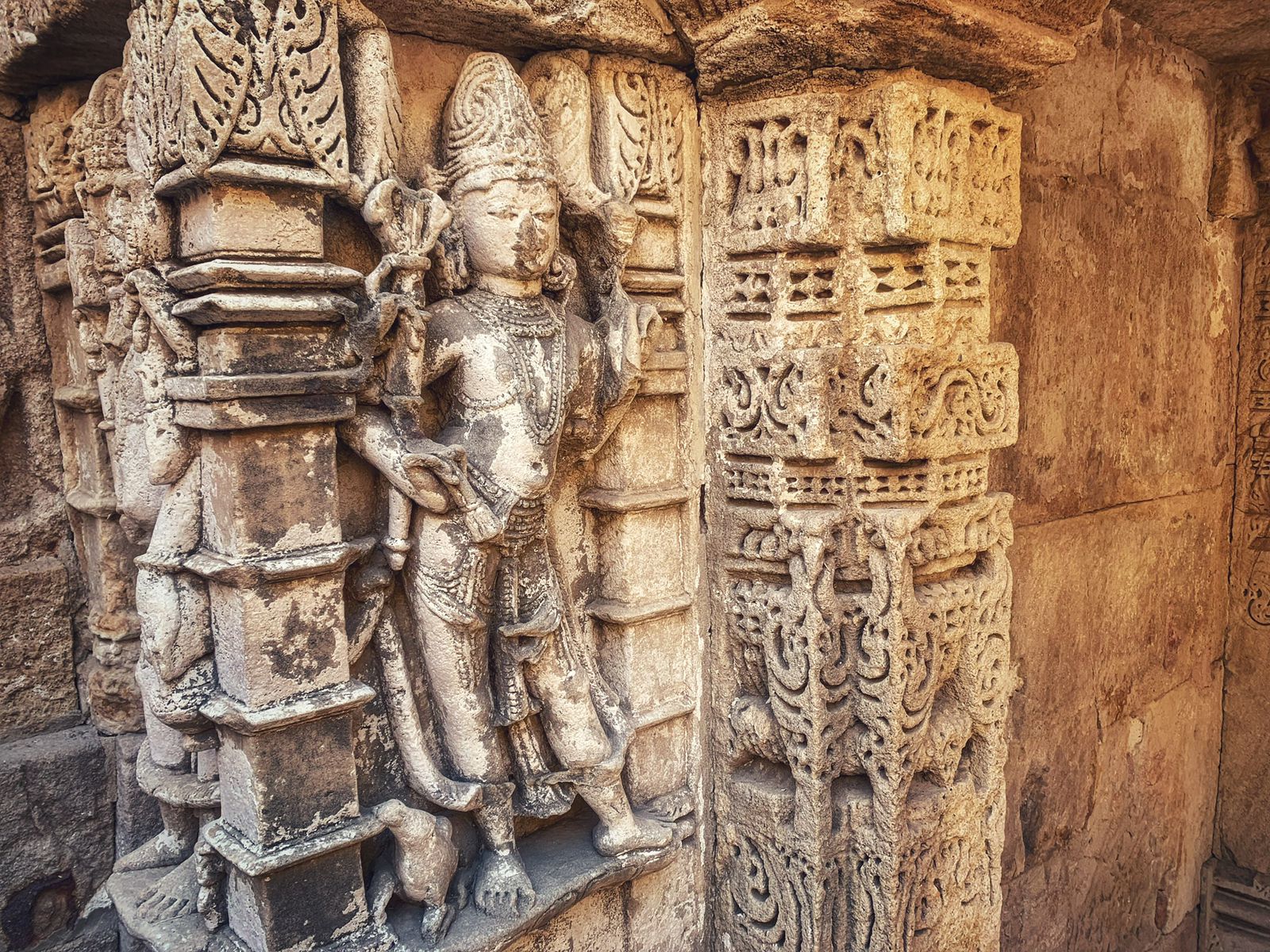 Sculpture at Rani Ki Vav, Queen's stepwell
