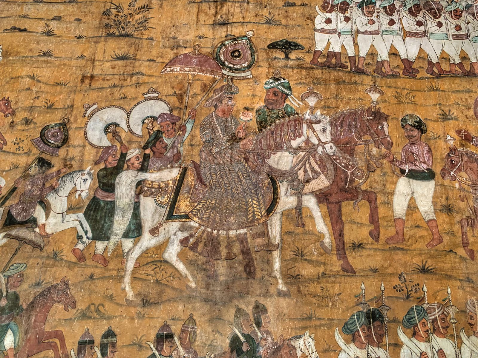 Tipu Sultan's painting at Tipu Sultan Summer Palace