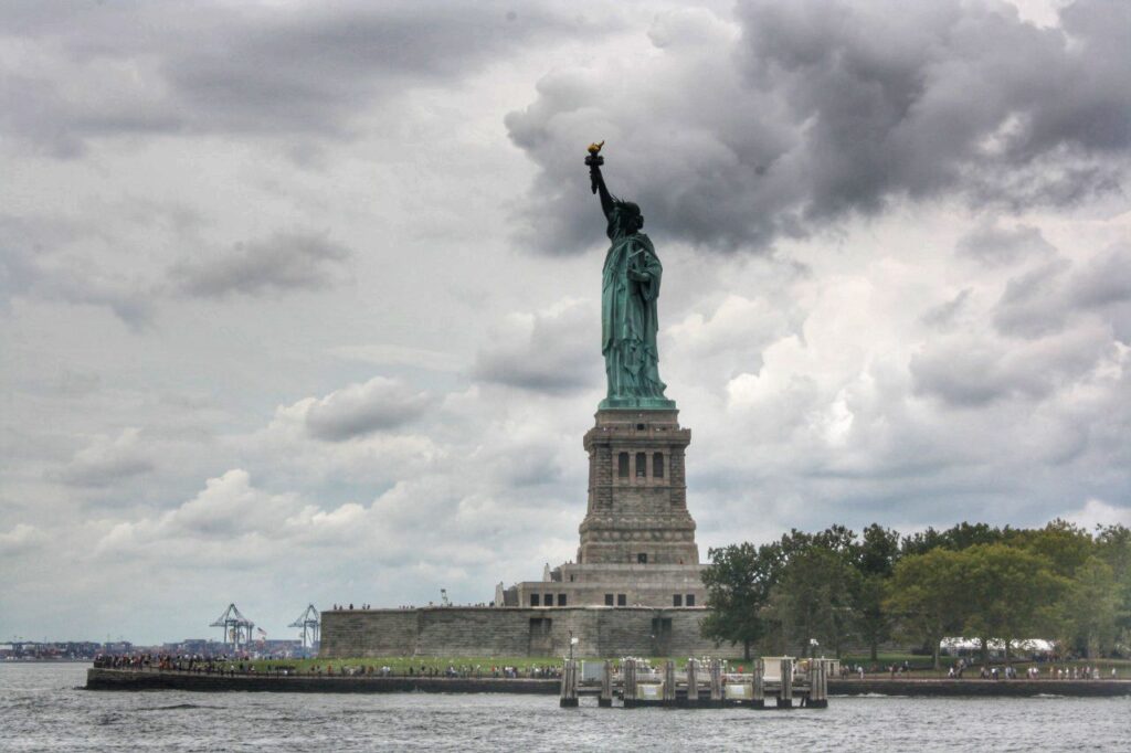 View from the ferry - Statue of Liberty