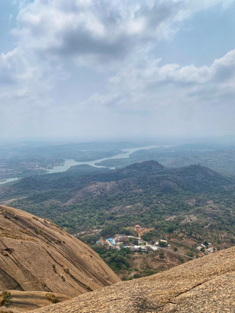 Views from the peak - Savandurga trek