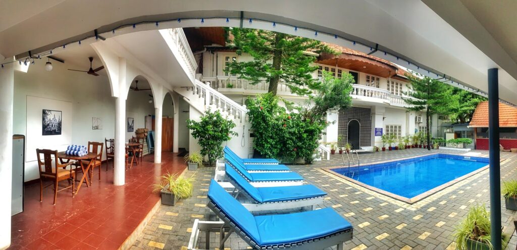 Swimming pool at Dutch Bungalow in Fort Kochi