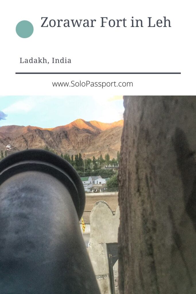 PIN for later reference - Zorawar Fort in Leh
