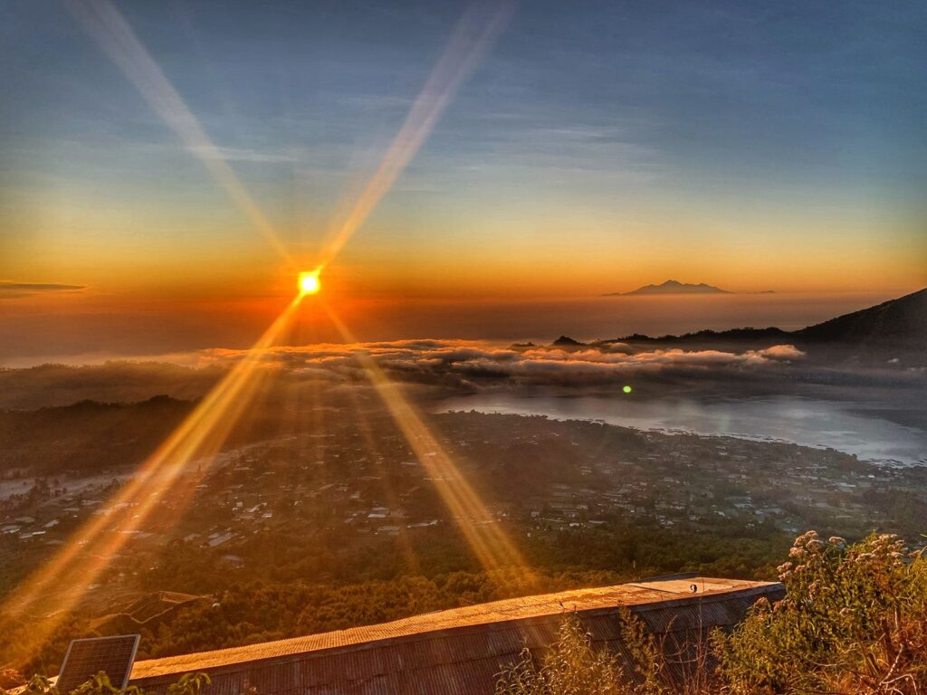 View of sunrise - Mount Batur sunrise trek