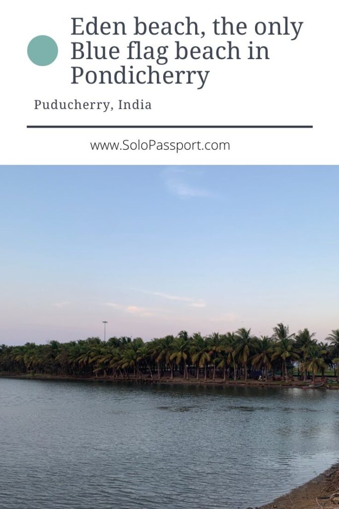 PIN for later reference - Eden beach, the only Blue flag beach to Pondicherry