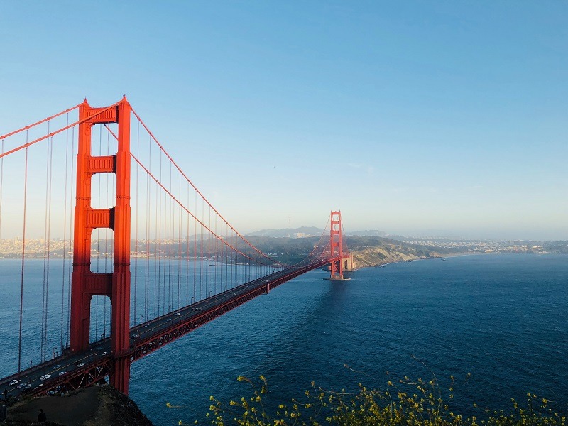 Golden Gate from Fort Baker - Picture by Shweta Singhal from Zest In A Tote