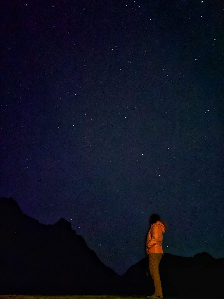 Picture with the stars - Kashmir Great Lakes