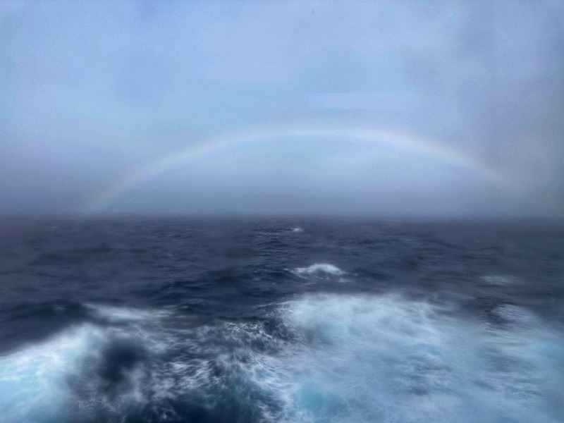 See a Rainbow on Antarctica
