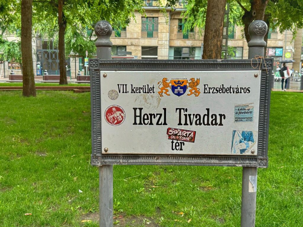 Signage at Budapest