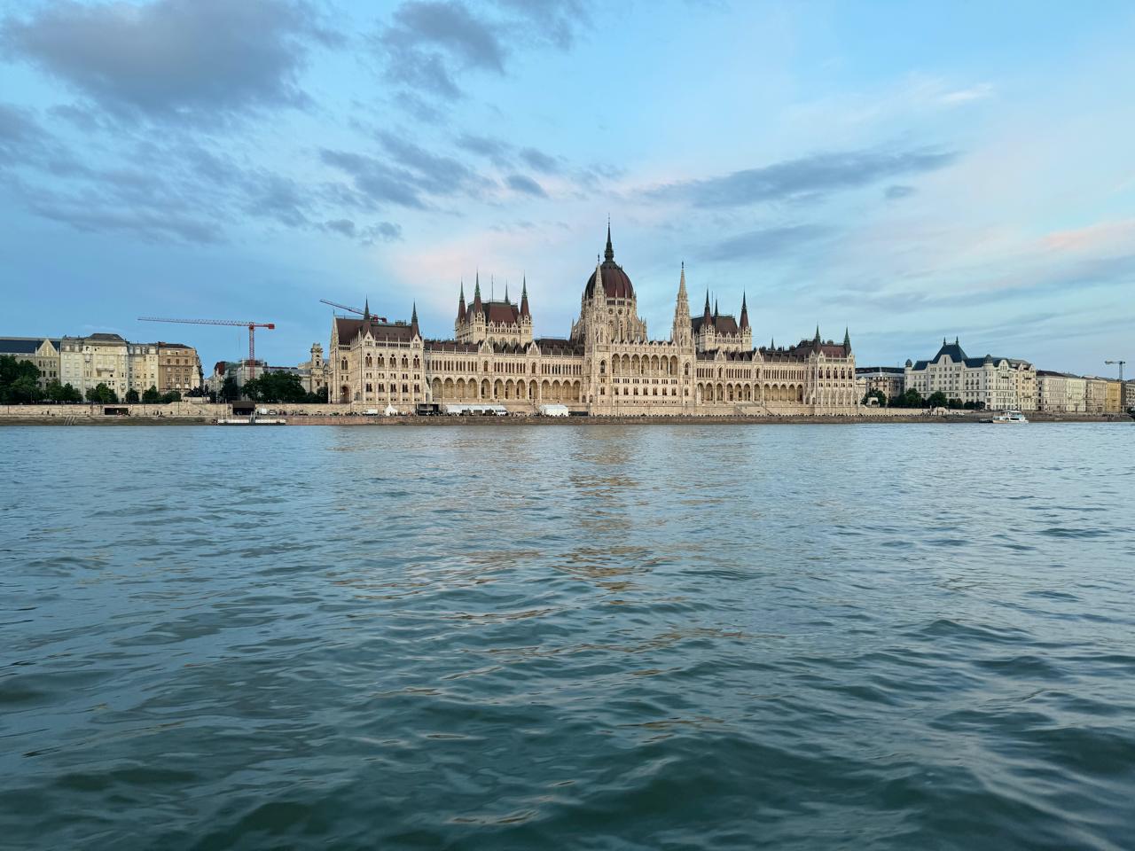 View of Budapest at night