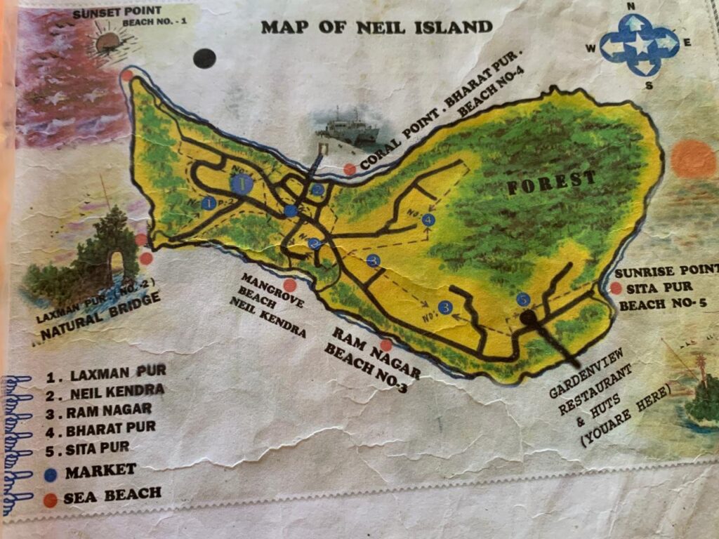 Neil Island - Map