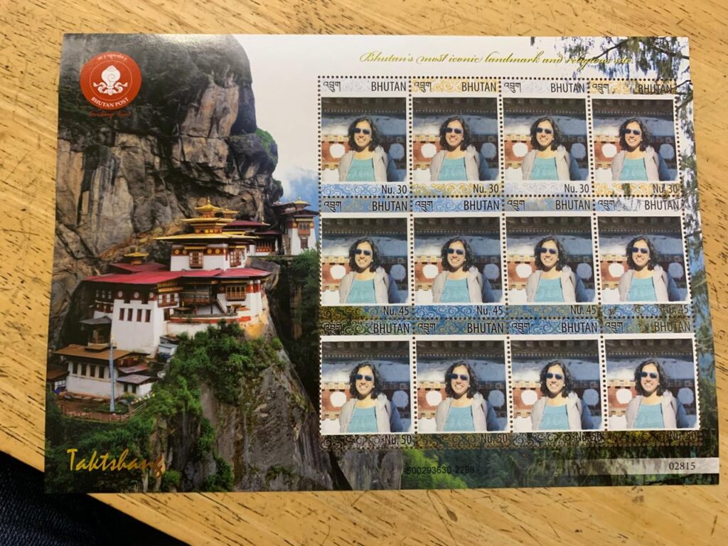 Personalised Stamps Thimphu Bhutan