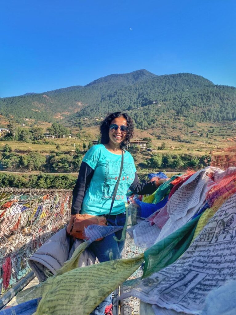 Picture at Punakha Suspension Bridge