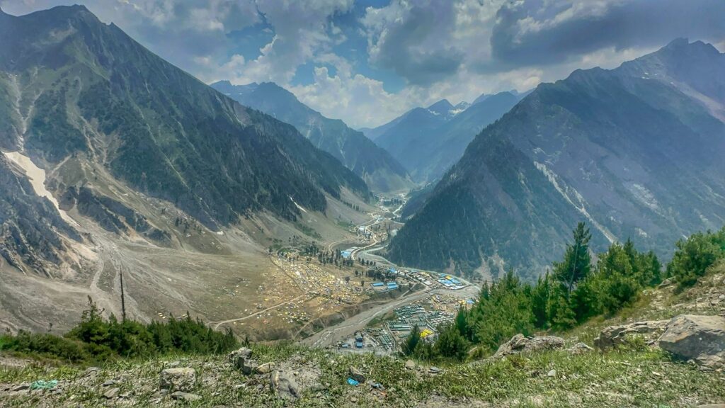 Baltal Town viewed from the top