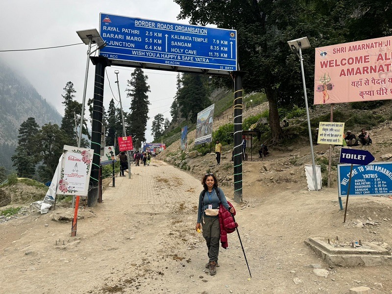 Starting the Amarnath Yatra Trek