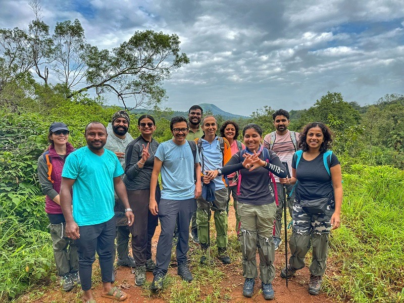 Group at the starting point - Valikunja Trek