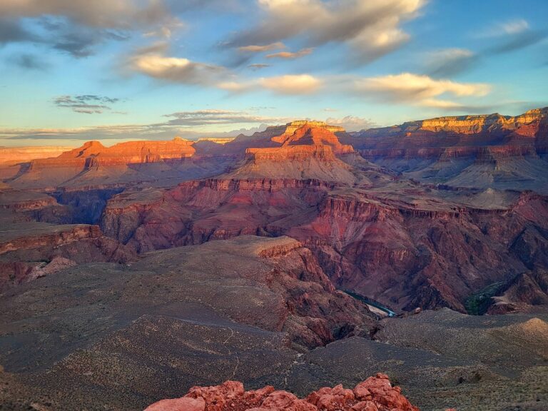 Rim to Rim South Kaibab Sunrise by Kristen Czudak