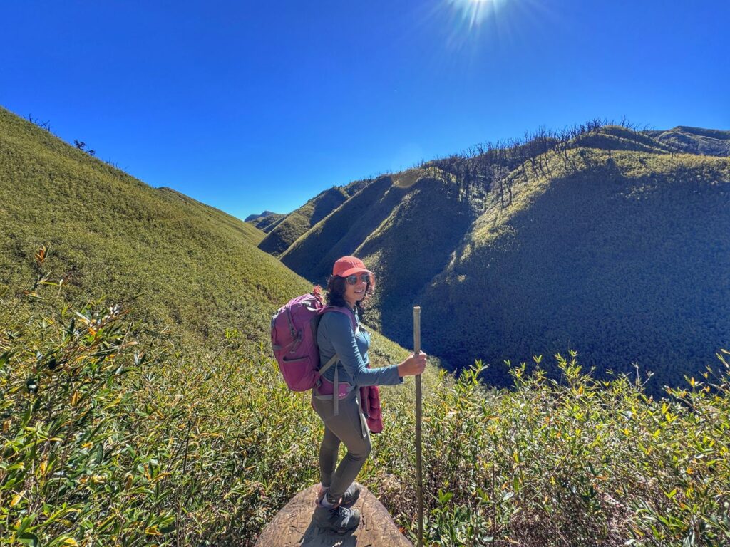 On the trail - Dzukou Valley